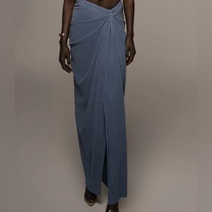 Jluxlabel brand new blue maxi skirt xxl